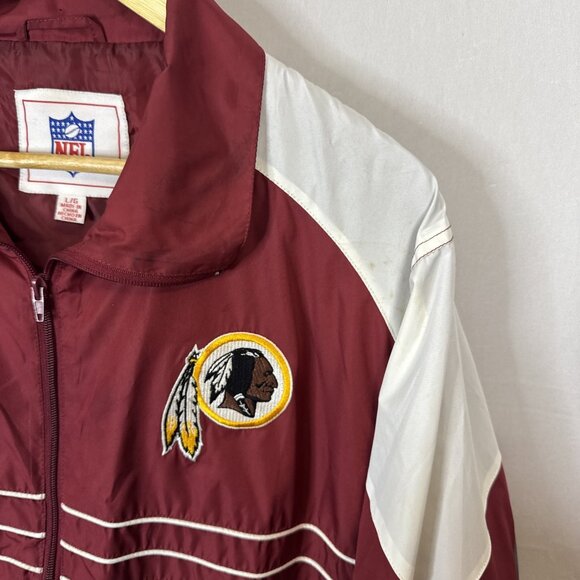 Vintage 90s NFL Washington Redskins Sports Illustrated Windbreaker Jacket Men L - Picture 2 of 9